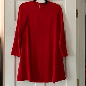 Red Long Sleeve Zara Dress